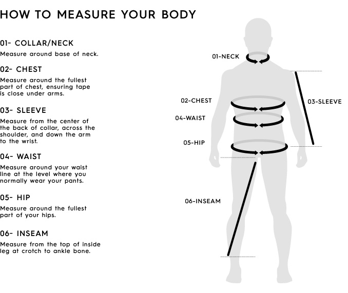 Bering Jacket Size Chart